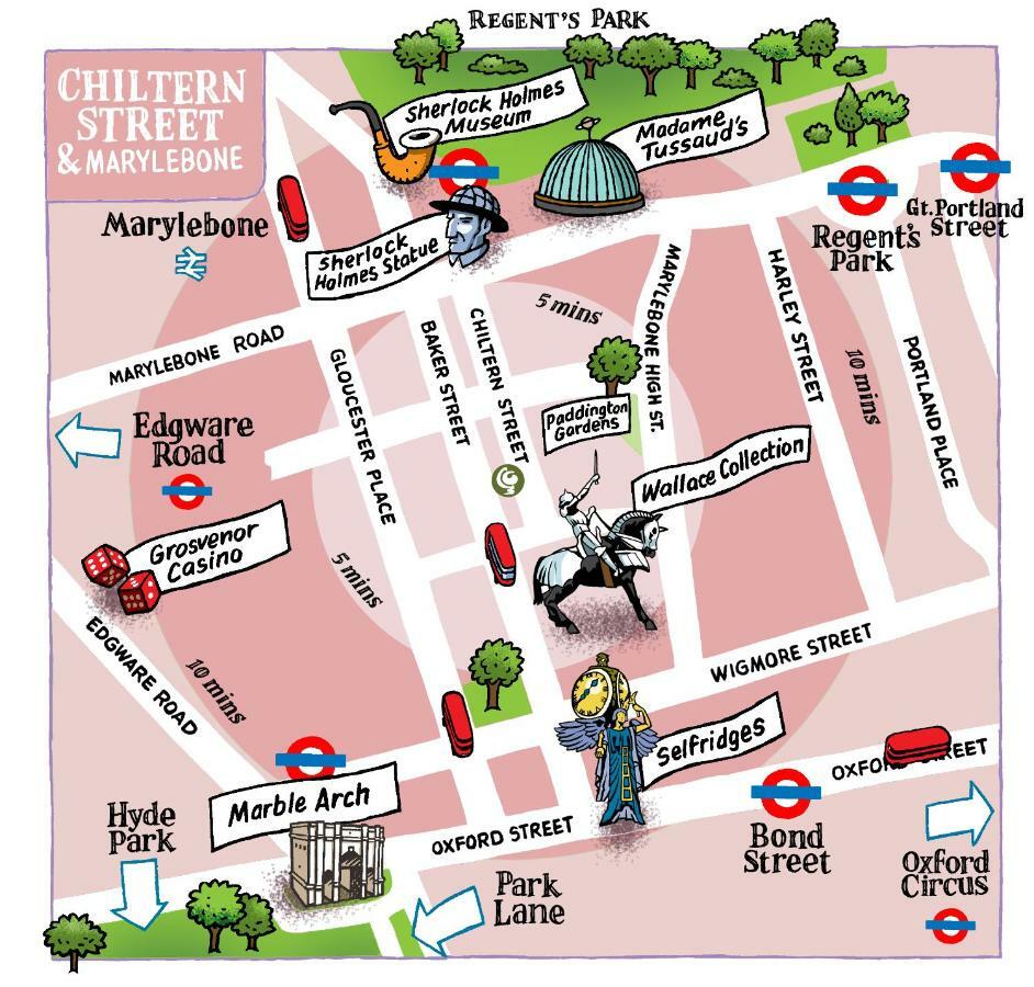 Chiltern Street Serviced Apartments - Marylebone Лондон Экстерьер фото